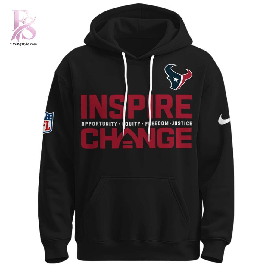 The Houston Texans NFL Inspire Change Hoodie is easy to match and easy to enjoy.