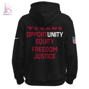 The Houston Texans NFL Inspire Change Hoodie is easy to match and easy to enjoy.