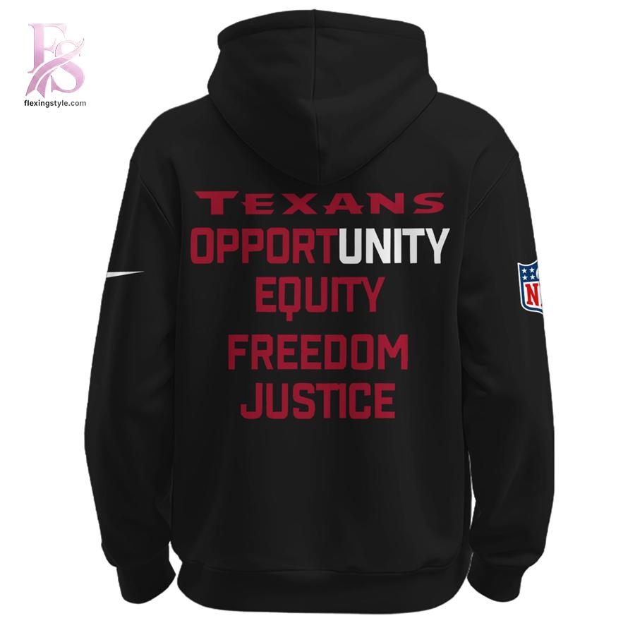 The Houston Texans NFL Inspire Change Hoodie is easy to match and easy to enjoy.