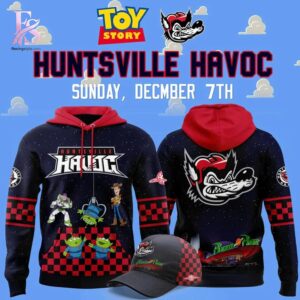 Clean, modern, and ready to use - the Huntsville Havoc Toys Story Hoodie.