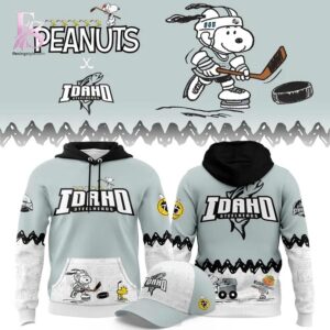 Clean, modern, and ready to use - the Idaho Steelheads Peanuts Night Snoopy Hoodie.