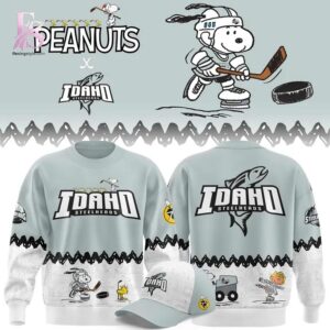 Clean, modern, and ready to use - the Idaho Steelheads Peanuts Night Snoopy Hoodie.