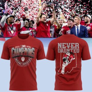 A relaxed style option, the Indiana Hoosiers Big Champions Locker Room Shirt fits many outfits.