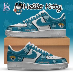 Fashion product showcasing a modern and stylish design suitable for everyday wear Jacksonville Jaguars 2026 Hello Kitty Nike Air Force 1 1