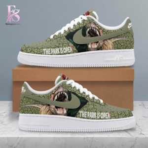 Easy to wear, the Jurassic Park The Park Is Open Air Force Shoes 2 fits everyday outfits.