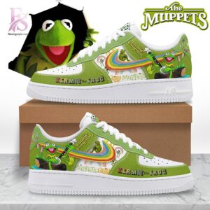 A relaxed style option, the Kermit The Frog The Muppets Nike Air Force fits many outfits.
