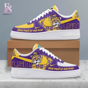 A relaxed style option, the LSU Tigers Air Force Shoes fits many outfits.