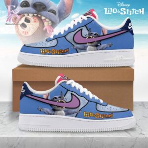 Unisex fashion apparel with modern streetwear design with theLilo Stitch Air Force Shoes 1