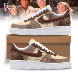 Easy to wear, the Little House on the Prairie Air Force Shoes 1 fits everyday outfits.