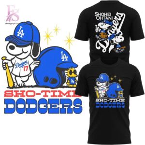 High quality fashion product designed for everyday wear and comfort Los Angeles Dodgers Snoopy SHO TIME Shirt 1