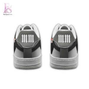 Clean, modern, and ready to use - the Marilyn Manson One Assassination Under God Air Force Shoes.