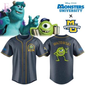 Marquette Golden Eagles Monsters University Mike Wazowski Jersey modern fashion apparel with clean design and premium fabric