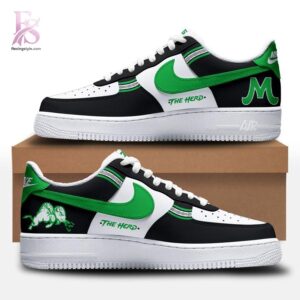 The Marshall Thundering Herd For The 75 Logo Air Force Shoes 2 keeps your look clean and comfortable.