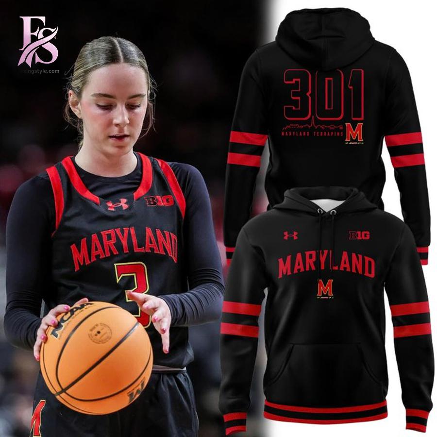 Unisex fashion apparel with modern streetwear design with theMaryland Terrapins BLACK OUT Dark Side of the Shell Shirt 2