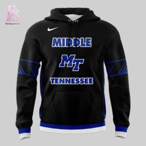 The Middle Tennessee Basketball Dark Mode Uniform Hoodie 2 keeps your look clean and comfortable.