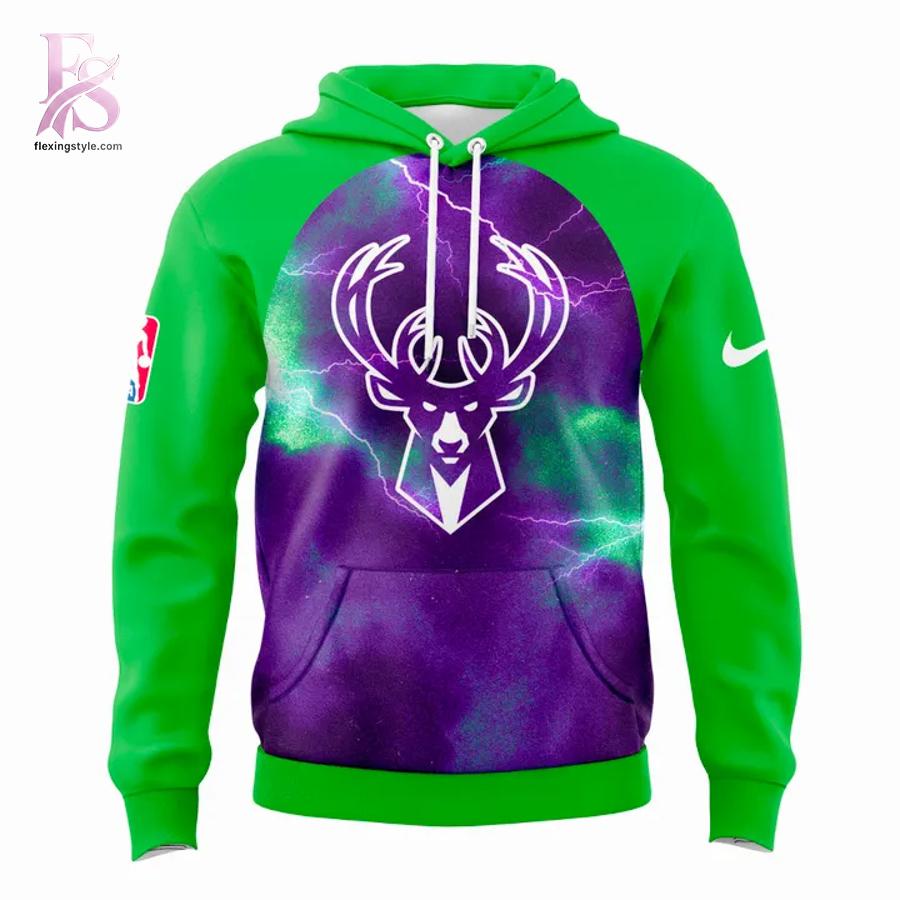 Visual preview of Milwaukee Bucks 2025 26 Limited Edition Hoodie 2 suitable for online shopping.