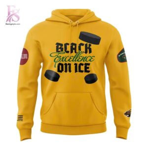 Visual preview of Minnesota Wild 2026 Black History Month Hoodie 2 suitable for online shopping.