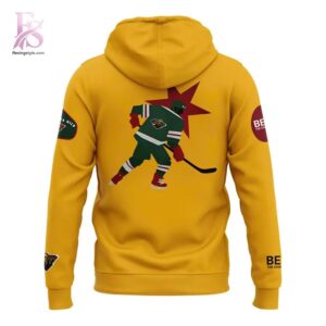 Visual preview of Minnesota Wild 2026 Black History Month Hoodie 3 suitable for online shopping.