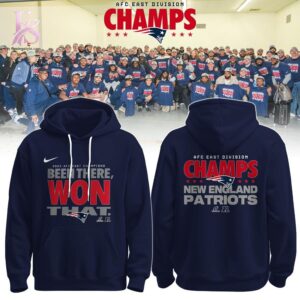 The New England Patriots Afc East Division Champions Hoodie offers a balanced mix of style and versatility.