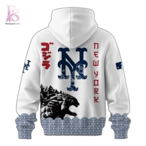 The New York Mets Godzilla Japan Hoodie is easy to match and easy to enjoy.