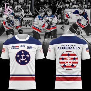 Comfortable and fashionable clothing item ideal for street style in Norfolk Admirals Our Military Appreciation Shirt 1