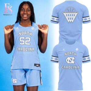 Unisex fashion apparel with modern streetwear design with theNorth Carolina Tar Heels Carolina Blue Shirt 1