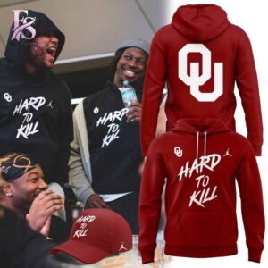 The Oklahoma Football HARD TO KILL Hoodie 1 is made to feel good and look good.