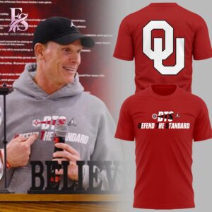 The Oklahoma Sooners Defend the Standard Hoodie is ready for casual and active days.