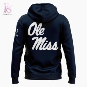 Visual preview of Ole Miss Rebels Football Coach Stephen Thomas Golding Hoodie 3 suitable for online shopping.