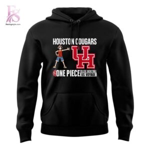 The One Piece Houston Cougars Hoodie 2 combines ease, comfort, and a timeless everyday style.