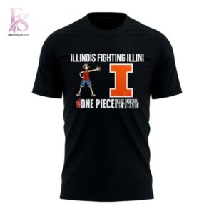 The One Piece Illinois Fighting Illini Shirt 2 combines ease, comfort, and a timeless everyday style.