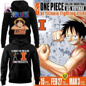 The One Piece Illinois Fighting Illini Shirt 4 combines ease, comfort, and a timeless everyday style.