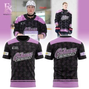 The Oshawa General Fight Cancer 2026 Hoodie 3 is made to feel good and look good.