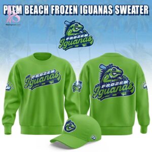 Visual preview of Palm Beach Cardinals Frozen Iguanas 2026 Hoodie 3 suitable for online shopping.