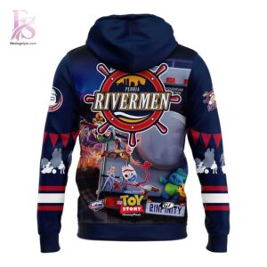 Clean, modern, and ready to use - the Peoria Rivermen Disney Jersey Night Hoodie.