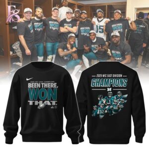 The Philadelphia Eagles Back to Back NFC East Champions Hoodie is easy to match and easy to enjoy.