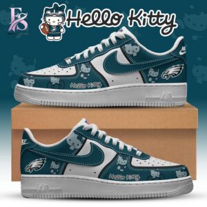 Casual and fashionable outfit suitable for all seasons Philadelphia Eagles Hello Kitty 2026 Nike Air Force 1 1.