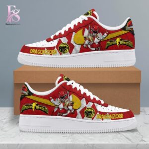 Power Rangers custom Air Force Shoes modern fashion apparel with clean design and premium fabric