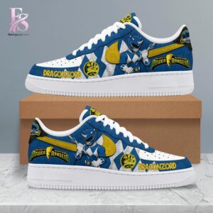 Power Rangers custom Air Force Shoes modern fashion apparel with clean design and premium fabric