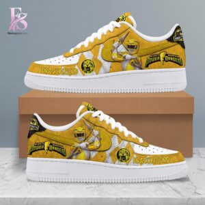 Power Rangers custom Air Force Shoes modern fashion apparel with clean design and premium fabric