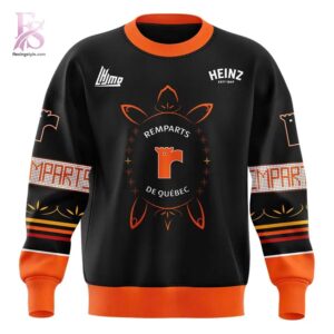 A simple choice for everyday fashion: Quebec Remparts 90 s nostalgia Sweatshirt 2.