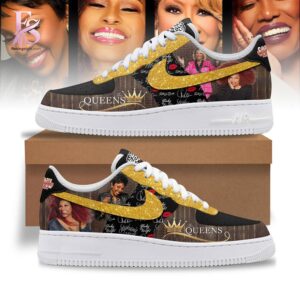 Clean, modern, and ready to use - the Queen Soul Music Air Force Shoes.