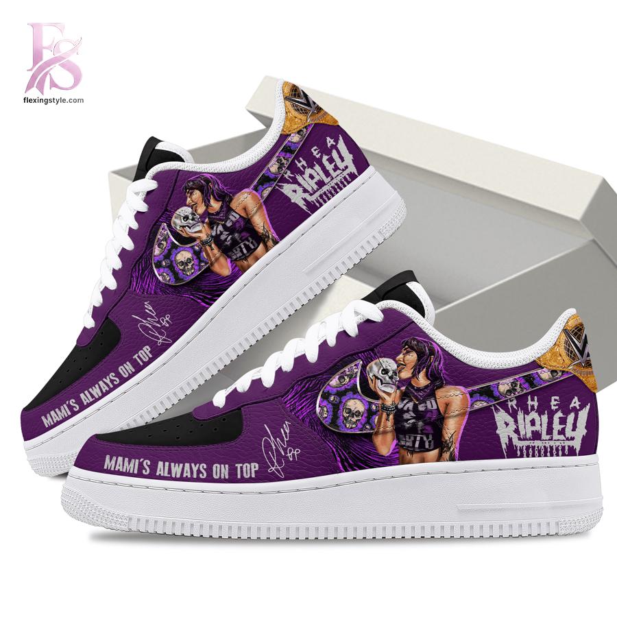 Clean, modern, and ready to use - the Rhea Ripley Air Force Shoes.