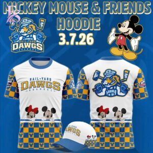 The Roanoke Rail Yard Dawgs Mickey Mouse and Friends Shirt offers a balanced mix of style and versatility.