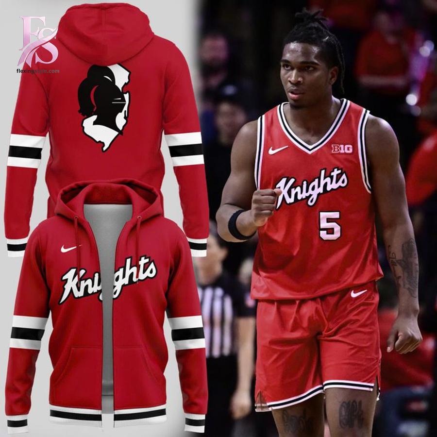 The Rutgers Scarlet Knights Basketball Back to 76 Uniform Sweatshirt 2 keeps your look clean and comfortable.