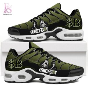 Visual preview of SUICIDEBOYS GreyDay Air Max TN Shoes 3 suitable for online shopping.