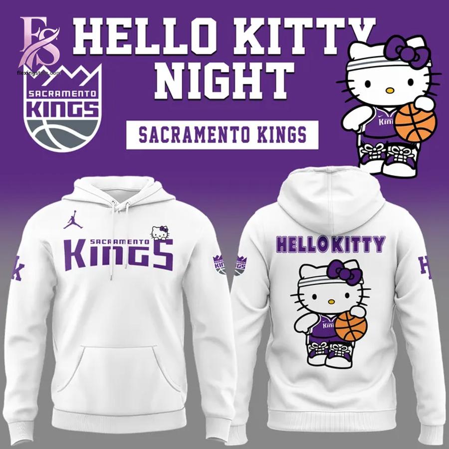 The Sacramento Kings x Hello Kitty Night 2026 T Shirt 4 combines ease, comfort, and a timeless everyday style.