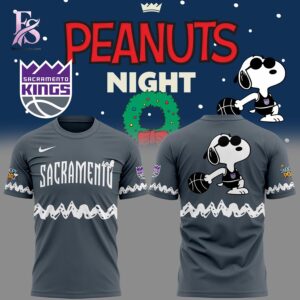 The Sacramento Kings x Peanuts Night Hoodie is ready for casual and active days.