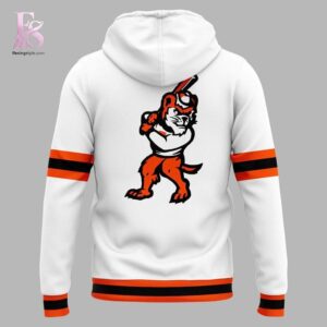The Sam Houston Bearkats Baseball The Retros Uniform Hoodie 3 combines ease, comfort, and a timeless everyday style.