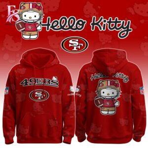 High quality fashion product designed for everyday wear and comfort San Francisco 49ers Hello Kitty Hoodie 1
